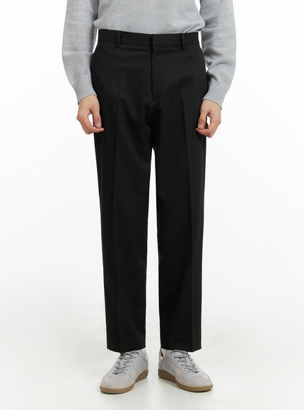 mens-cropped-tailored-pants-ia402 / Black