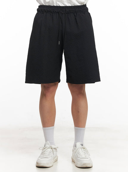 mens-wide-fit-shorts-ia518 / Black