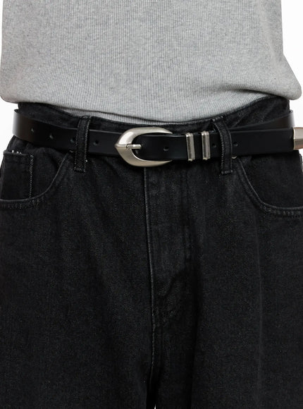 mens-classic-western-belt-io517 / Black