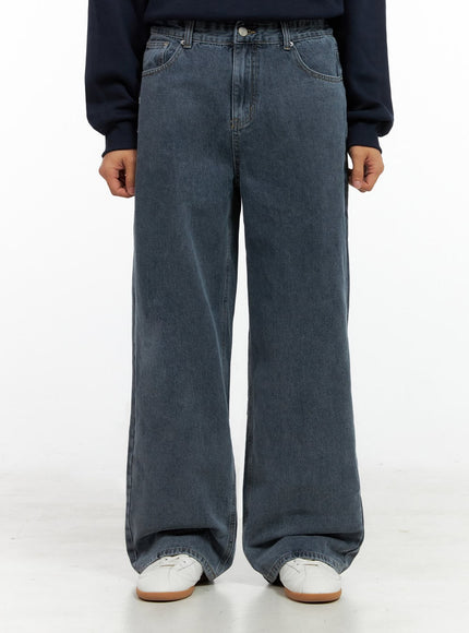 mens-vintage-wide-leg-jeans-in426 / Blue