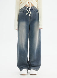 wide-leg-jeans-in328 / Dark blue