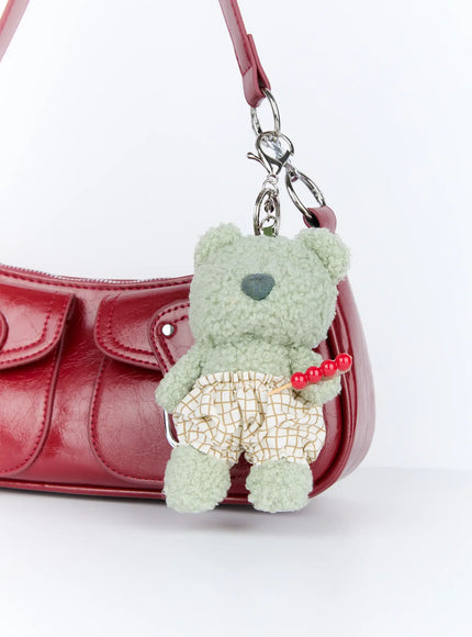 teddy-bear-keychain-ig512 / Green