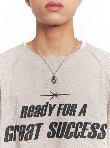 mens-faith-pendant-necklace-iy508 / Silver