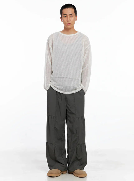 mens-sheer-knit-long-sleeve-is510 / White