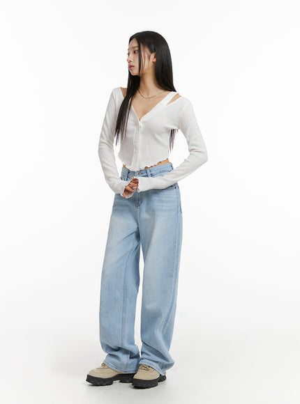 cut-out-buttoned-long-sleeve-crop-top-cj408