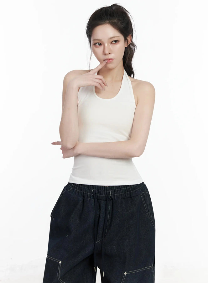 sleeveless-halter-neck-tank-top-ij528