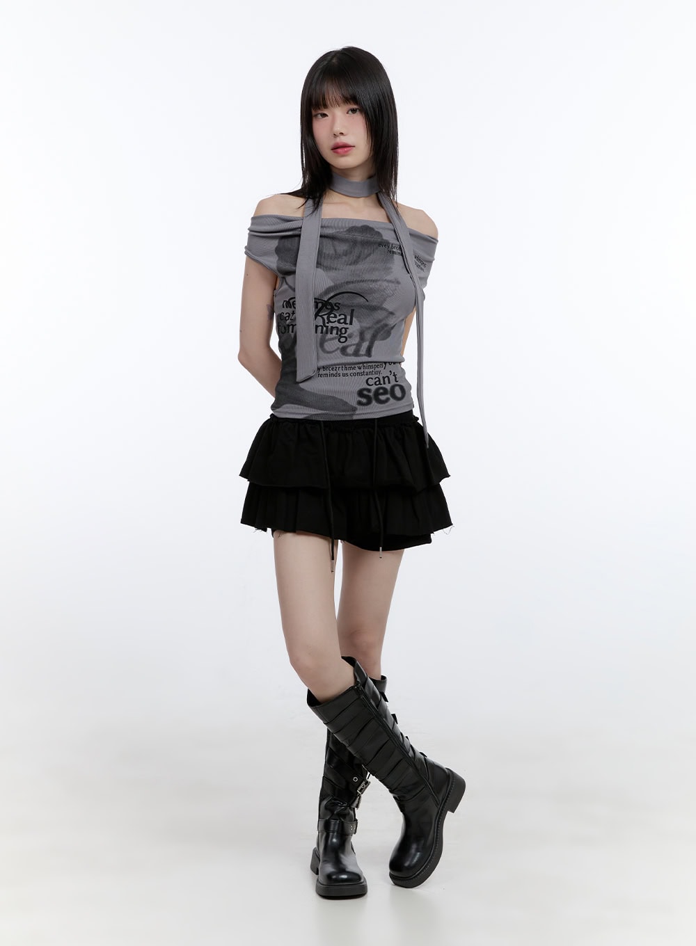 ruffle-banded-cotton-mini-skirt-cg412