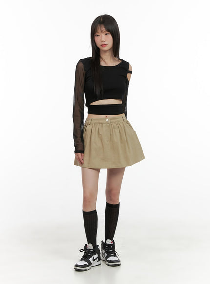 flare-cotton-mini-skirt-cg426