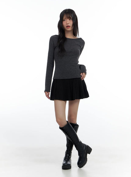 side-zip-up-pleated-mini-skirt-cs420