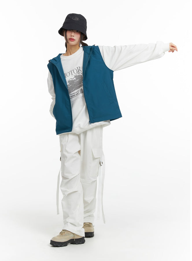 nylon-hooded-vest-jacket-cf423