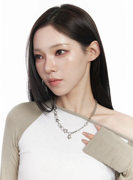 star-chain-link-necklace-ij528