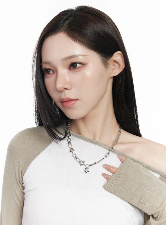 star-chain-link-necklace-ij528