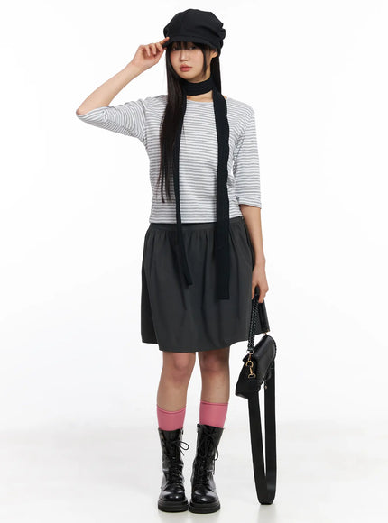 striped-three-quarter-sleeve-shirt-cf506-1