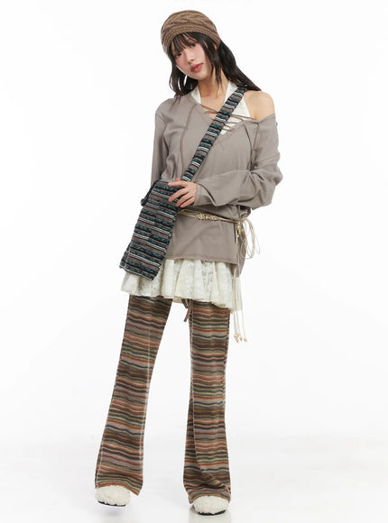 striped-flare-lounge-pants-cd531