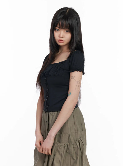 puff-sleeve-crop-short-sleeve-blouse-cm512