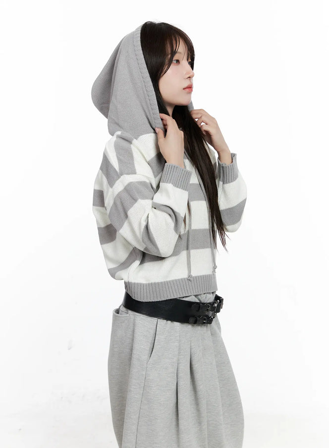 striped-half-buttonsweater-hoodie-co521