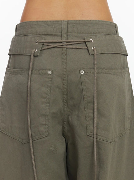 back-corset-belt-wide-leg-cotton-pants-ia527