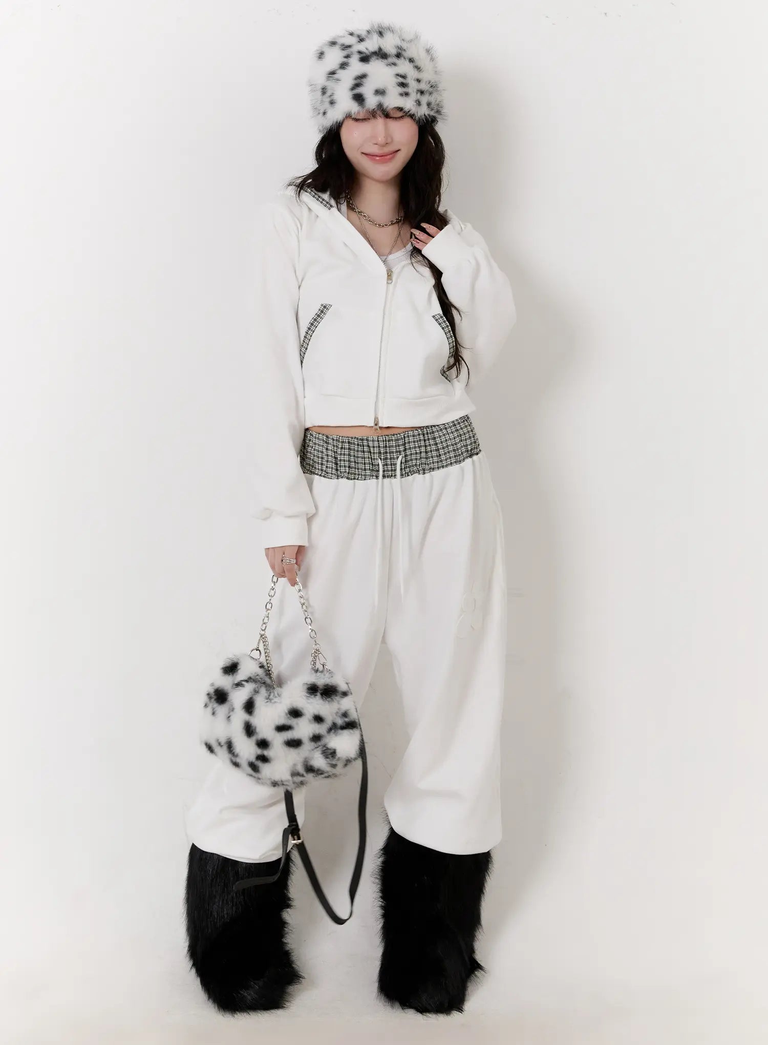 plaid-waist-wide-leg-sweatpants-cs530