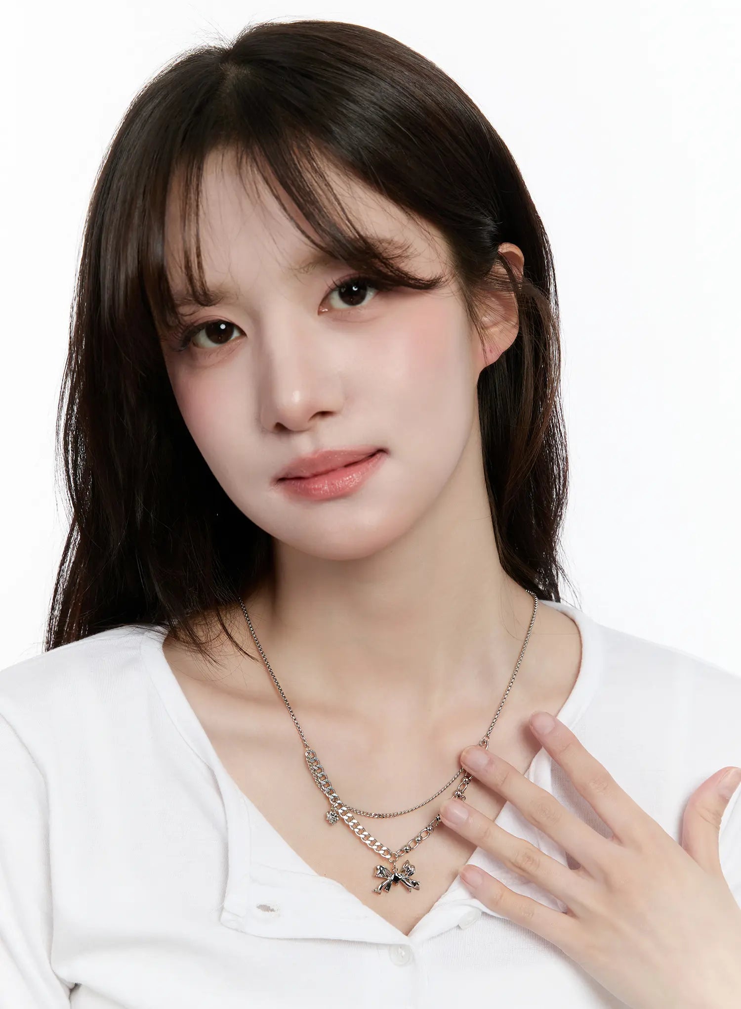 layered-bow-charm-necklace-cm505