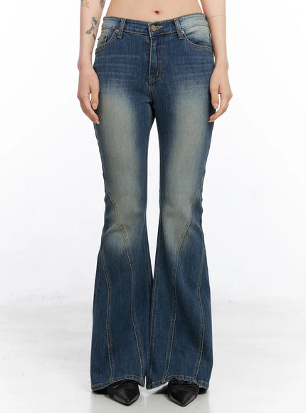 sylvie-flared-denim-jeans-cc1809 / Blue