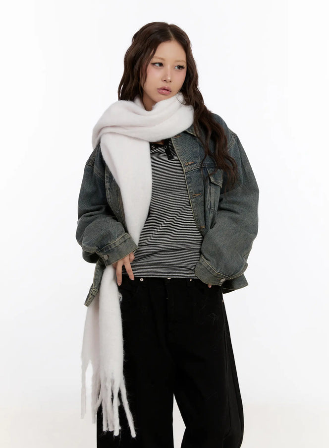 vintage-oversized-denim-jacket-cn527 / Blue