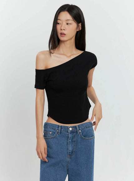 asymmetric-ribbed-short-sleeve-il528