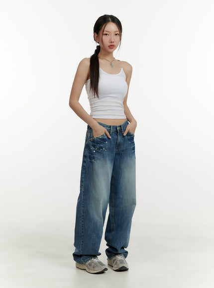 studded-low-rise-baggy-jeans-cy409