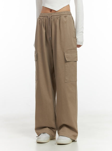 Wide Leg Cargo Pants CO414