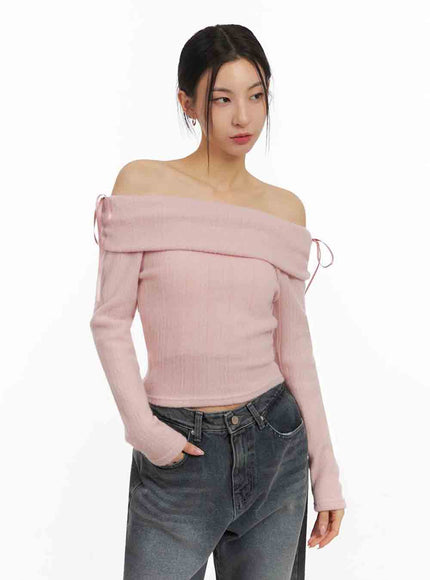 off-shoulder-slim-fit-ribbon-sweater-ij503