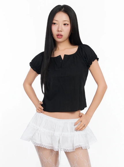 vintage-puff-sleeve-lace-trim-blouse-ia507