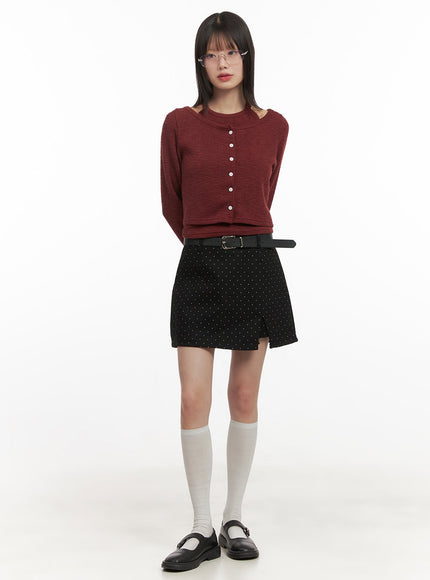 polka-dot-slit-mini-skirt-cd430