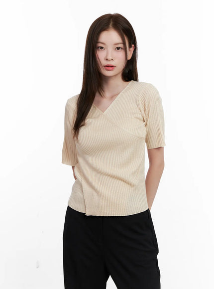 casual-knit-v-neck-tee-cl523