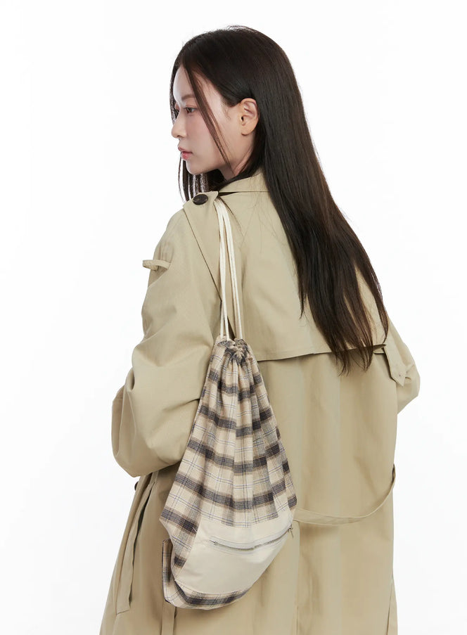 checkered-cotton-drawstring-backpack-co521