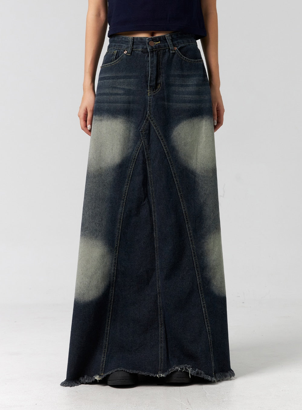 Mini skirt True Religion Blue size S International in Denim - Jeans -  34144630