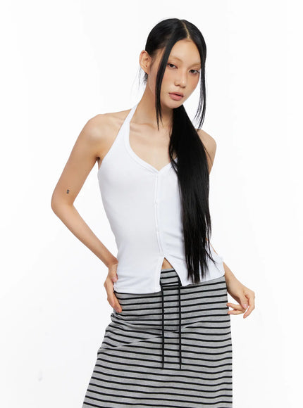 buttoned-halter-tank-cl530