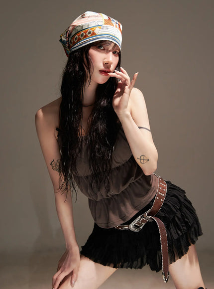 tiered-ruffle-mini-skirt-cf523