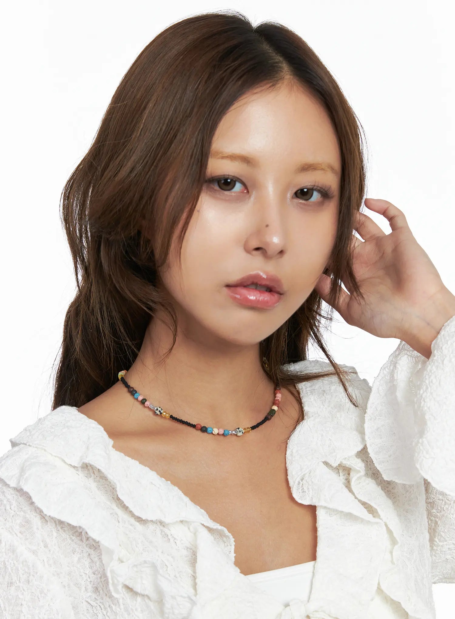 multicolor-beaded-choker-necklace-co513