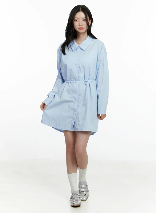 ribbon-waist-shirt-dress-f502