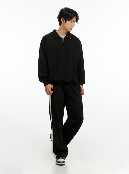 mens-cozy-zip-up-solid-sweatshirt-black-ig409