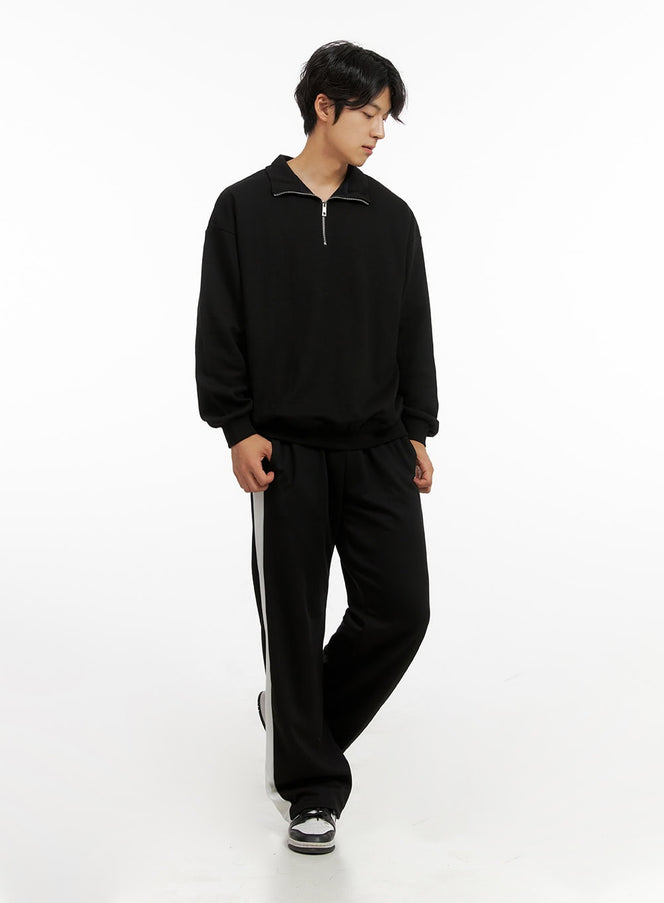 mens-cozy-zip-up-solid-sweatshirt-black-ig409
