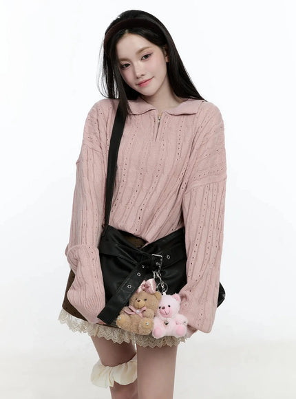 cable-knit-half-zip-sweater-io520