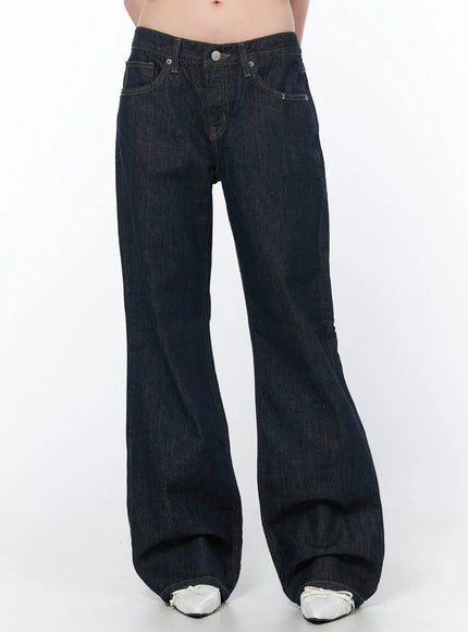 keziah-straight-leg-jeans-ca529 / Dark blue