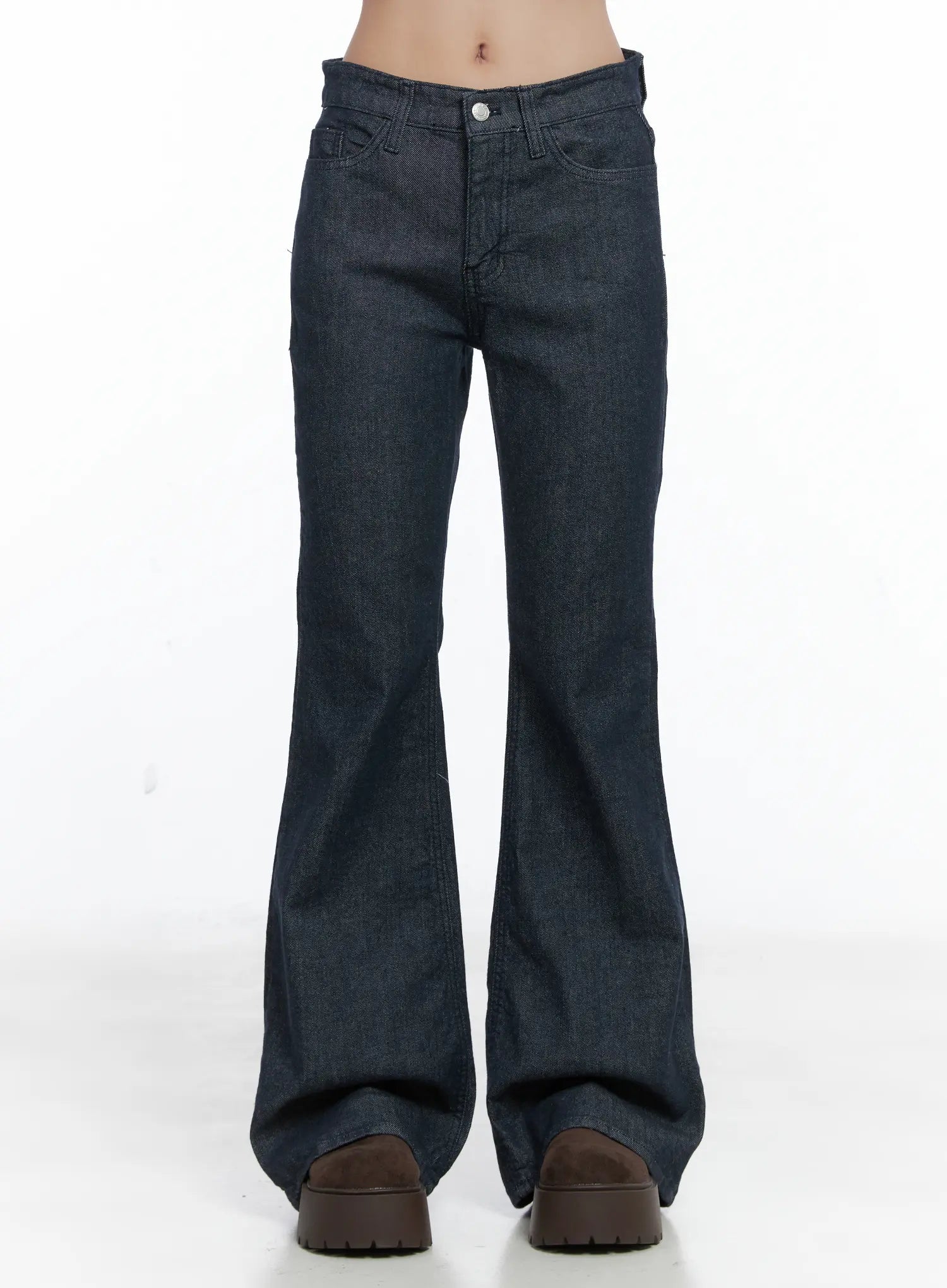 Kinley Flare Jeans CS502 in Dark blue, size 1XL