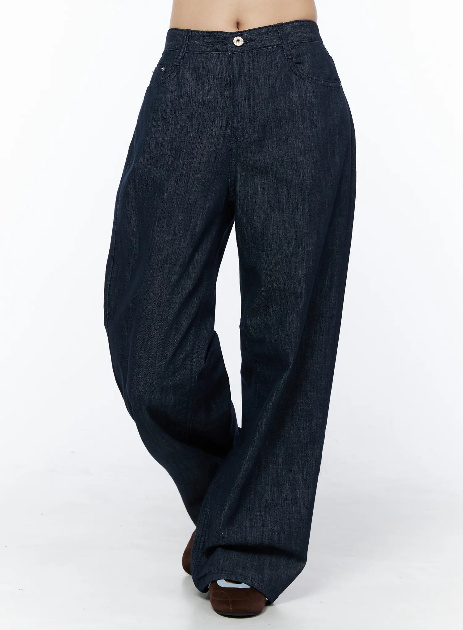 elari-deep-blue-low-rise-jeans-cu522 / Dark blue