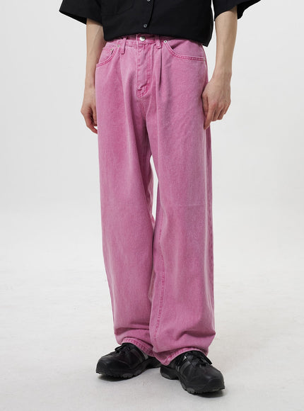 Wide Pink Pants Unisex CY319