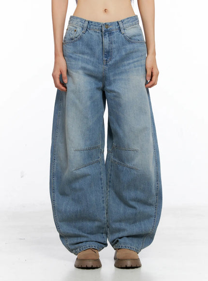 Dakota Relaxed Fit Vintage Wash Jeans CS511 - Acubi style | LEWKIN Dakota Relaxed Fit Vintage Wash Jeans CS511 - Acubi style | LEWKIN