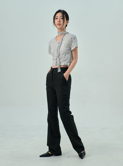 Bootcut Tailored Pants OY310