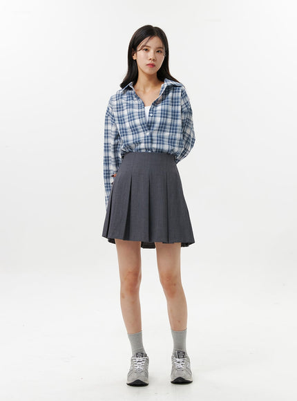 collar-plaid-pocket-long-sleeve-blouse-oo312