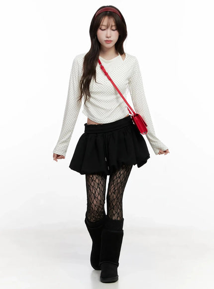 polka-dot-layered-halter-top-in525