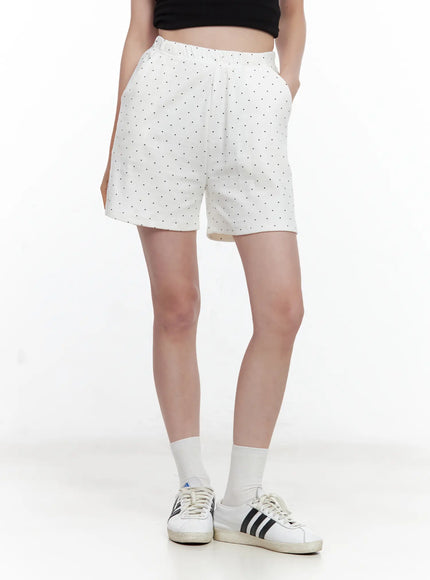 comfy-polka-dot-sweatshorts